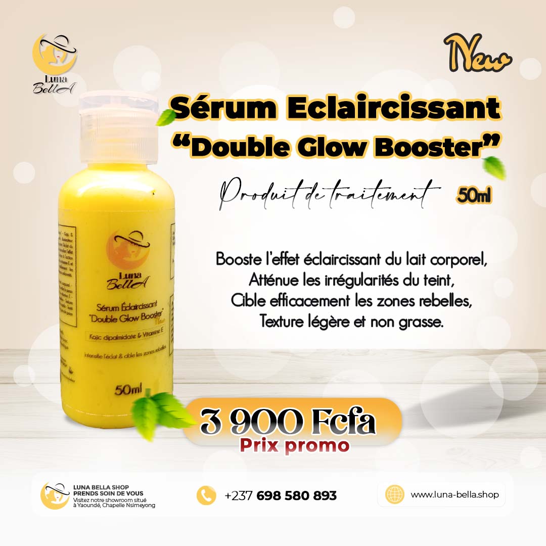 Serum Eclaircissant Double Glow Booster
