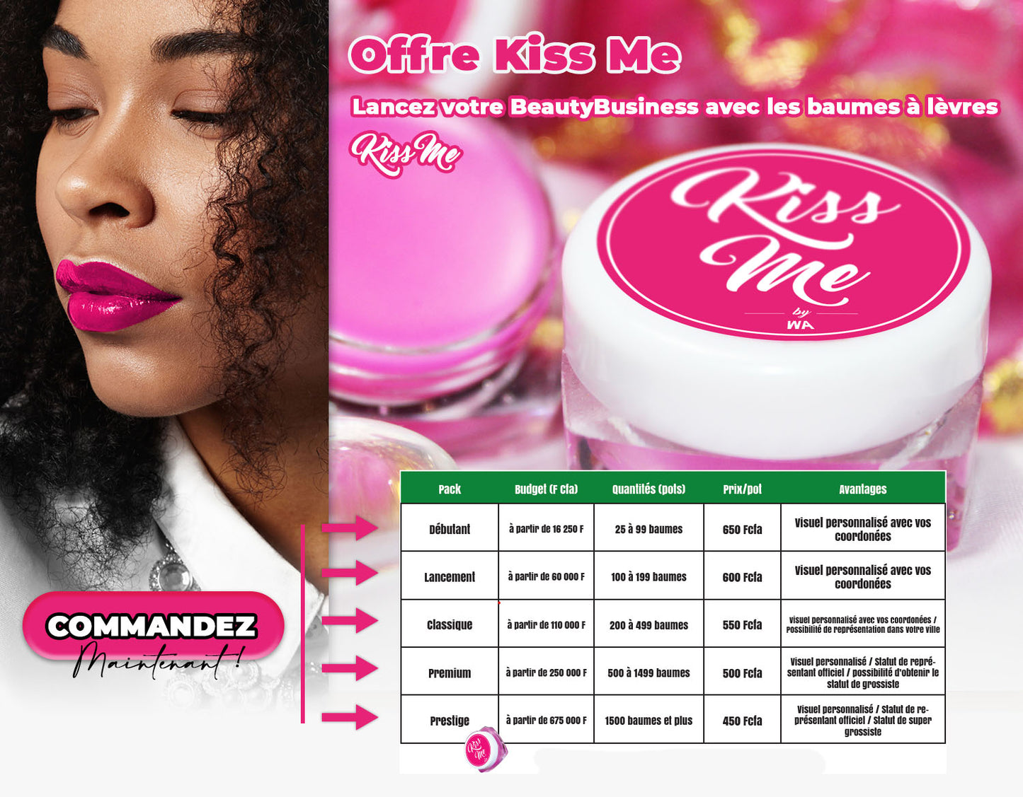 Offre Kiss Me (Achat en gros)