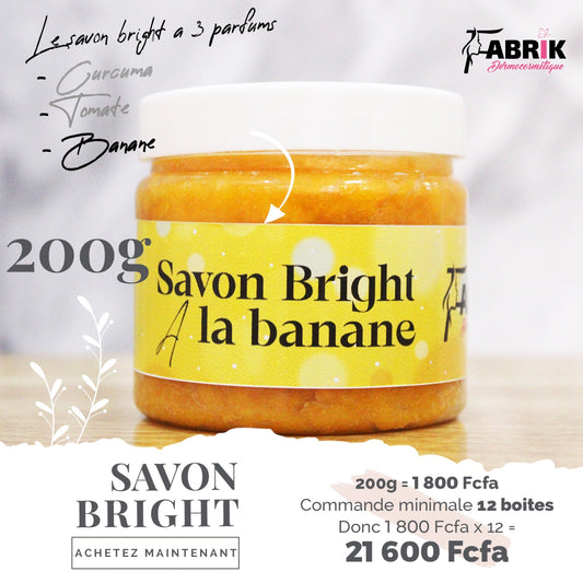 Pack de Douze pièces - Savon Bright à la Banane