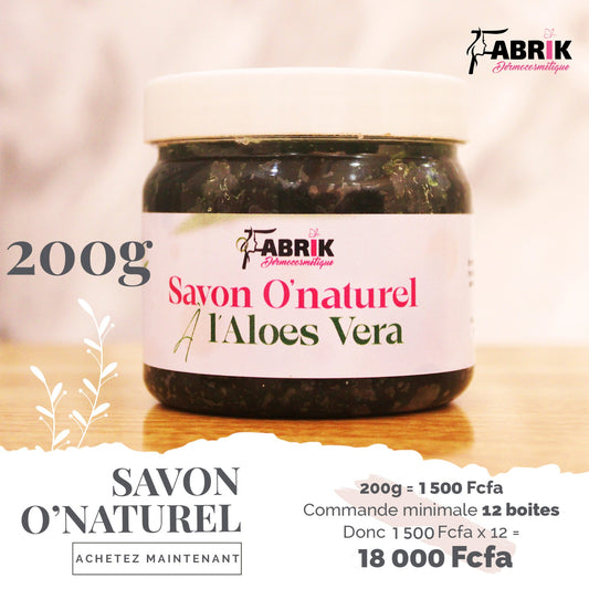 Pack de Douze pièces - Savon O'naturel à l'Aloes Vera