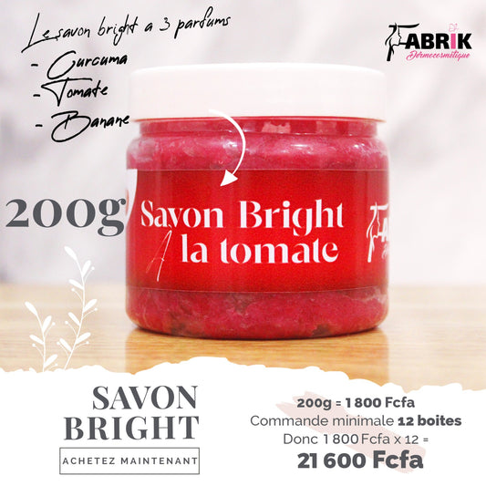 Pack de Douze pièces - Savon Bright à la Tomate