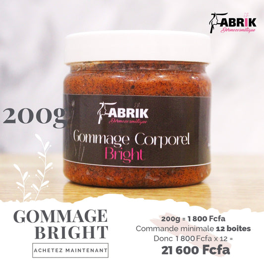 Pack de Douze pièces - Gommage Corporel Bright